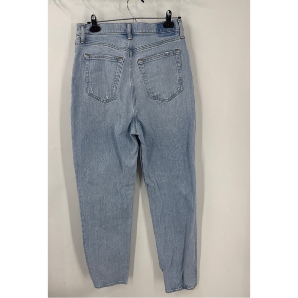 Abercrombie & Fitch The Dad High Rise curve love criss-cross waist jeans 8/29 - Picture 5 of 16